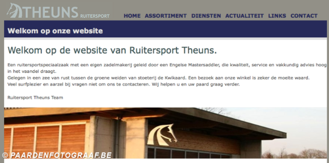 Ruitersport Theuns open op 1 mei