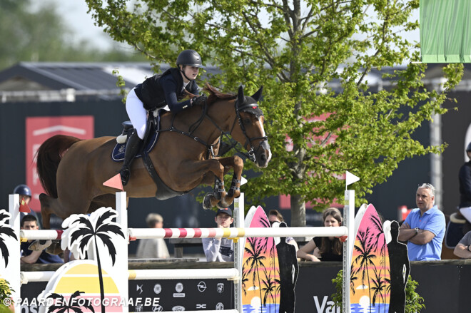 Louise Ameeuw en Dimme D’Haese op het GP-podium in Wuustwezel