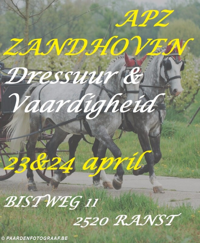 Zandhoven, inschrijven mogelijk tot 18/04