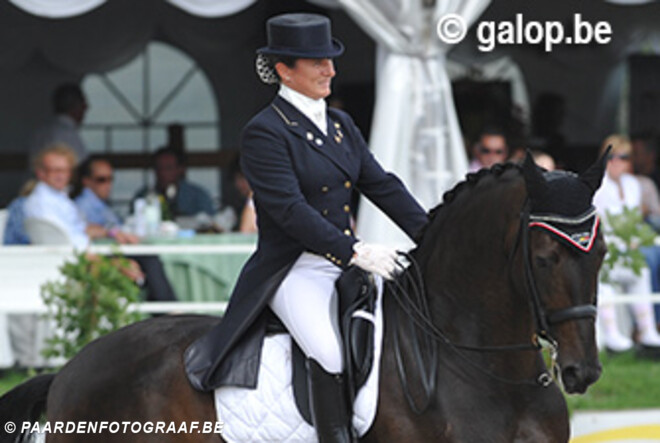 Claudia Fassaert 2de in GP CDI4* Treffen